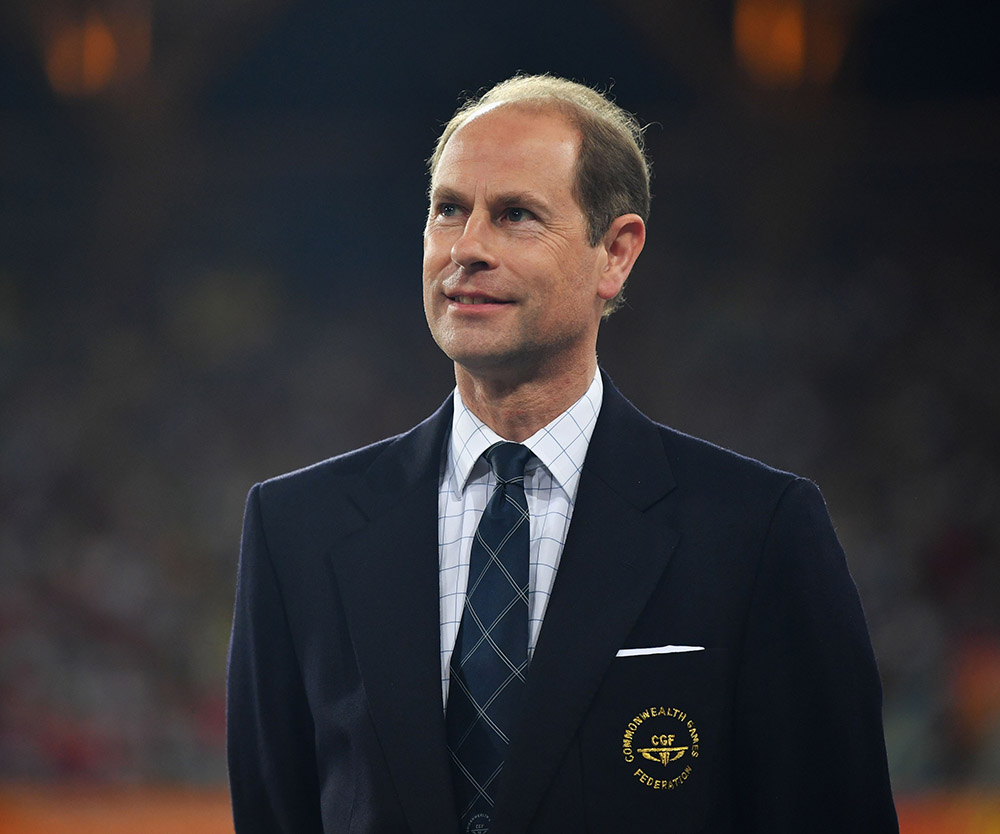 Prince Edward at the commonwealth games 2018