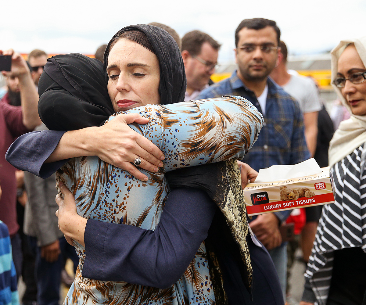 Jacinda Ardern sets the tone for New Zealand’s outpouring of love and support for the Muslim community