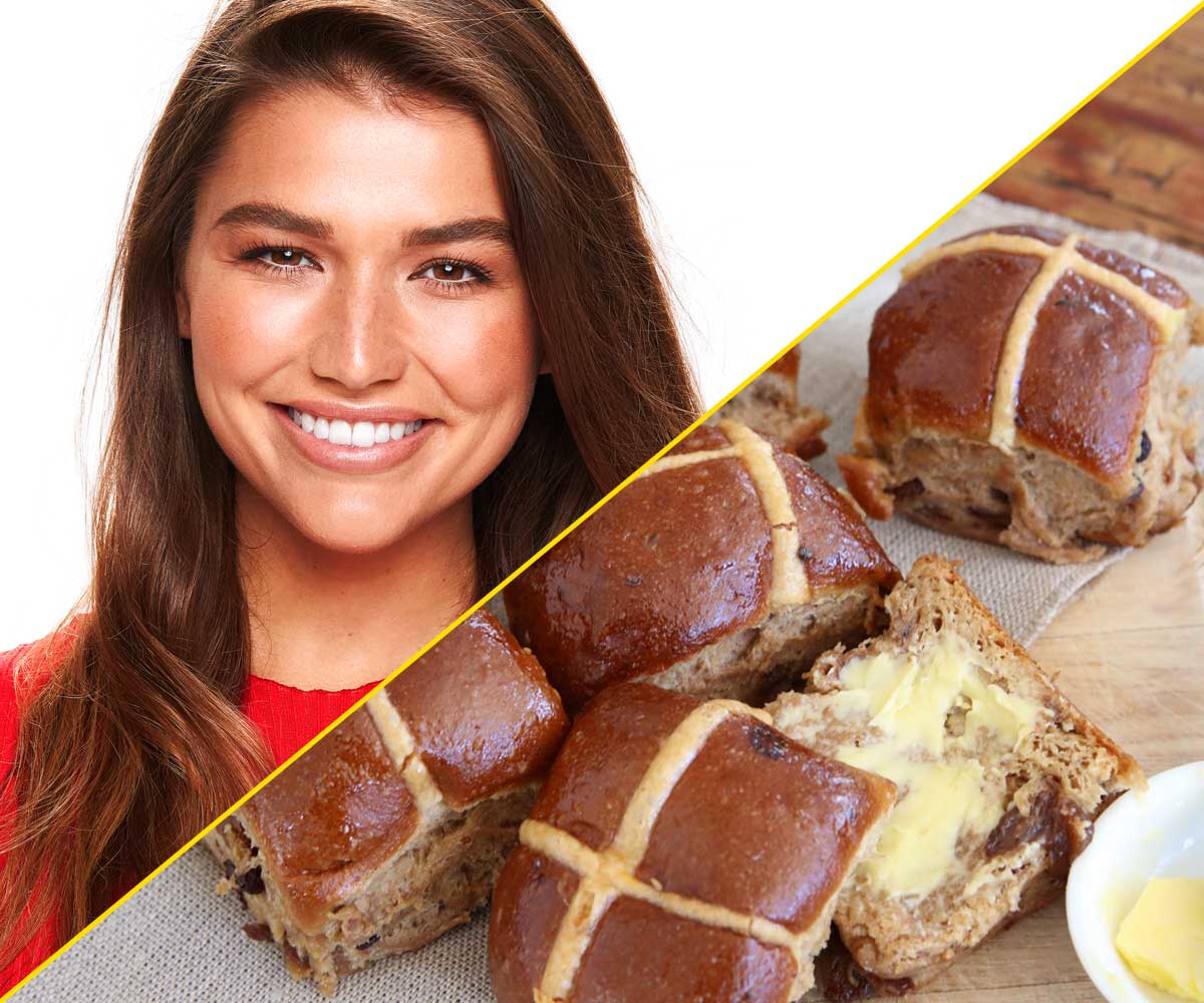 Cassidy in the Kitchen: Bravo NZ host Cassidy Morris shares her healthy twist on the classic hot cross bun recipe