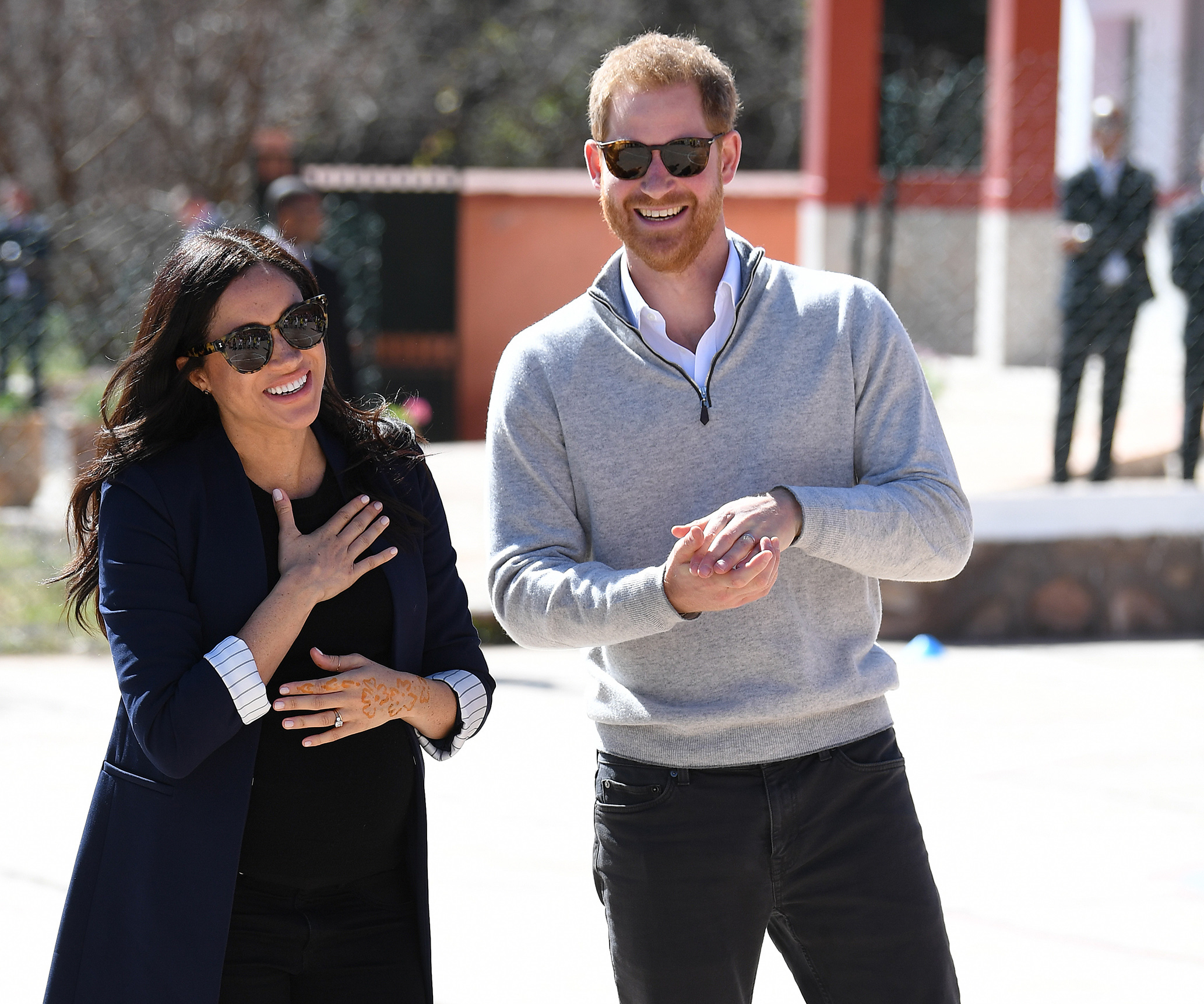 meghan markle and prince harry in morocco 