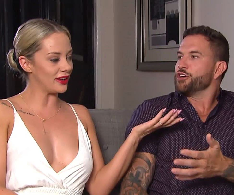 Married at first sight Jess Dan talking married fight