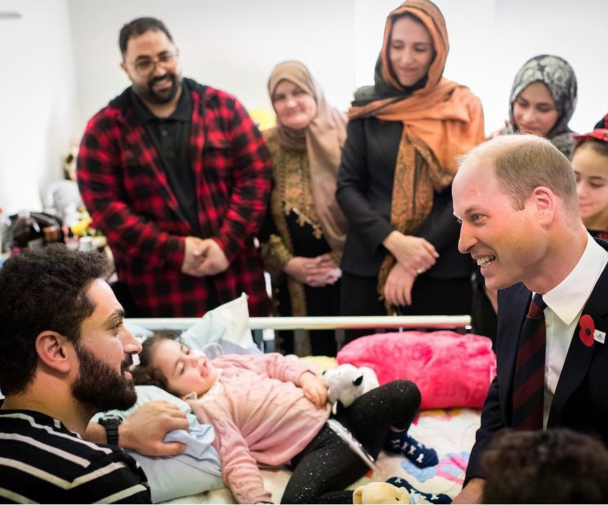 prince harry and five-year-old survivor of Christchurch terror attacks