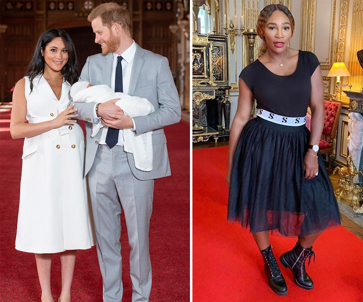 serena williams meghan markle prince harry baby archie