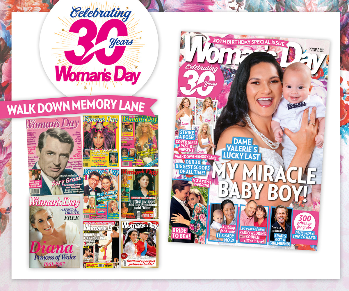It’s our birthday! 30 covers to celebrate 30 years of Woman’s Day