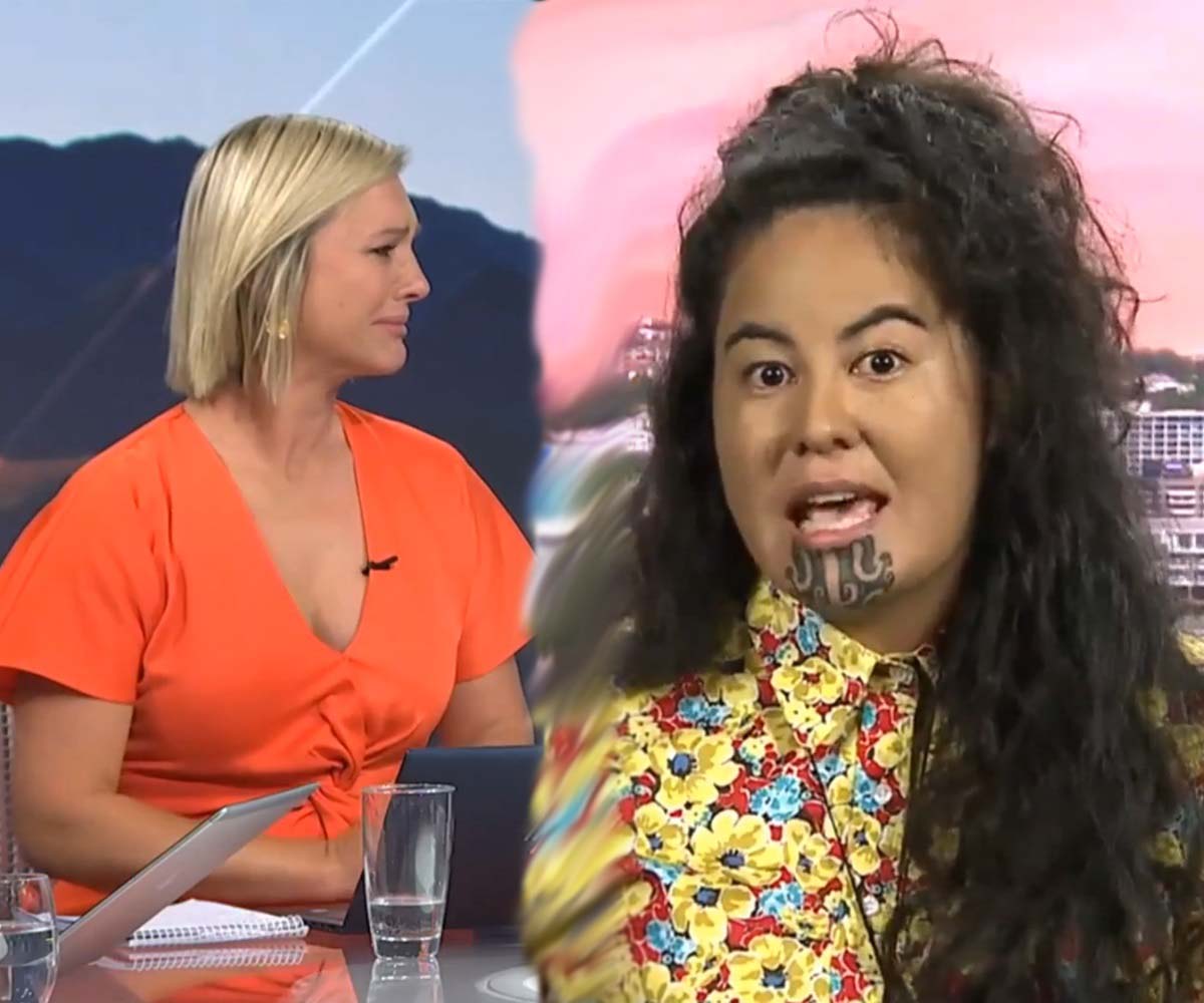 Hayley Holt breaks down on live TV over confronting interview with lawyer Julia Whaipooti about racism