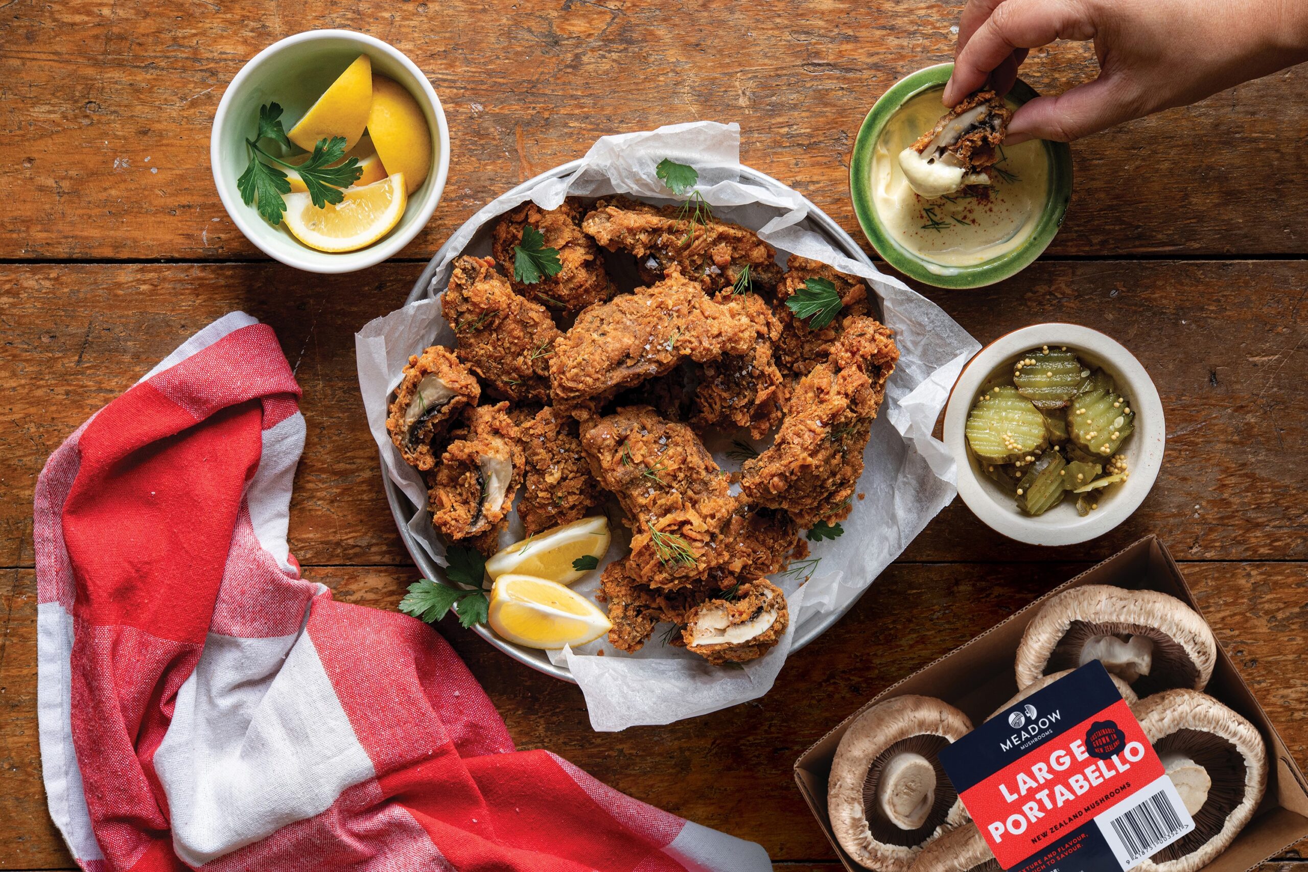 Try these deliciously crispy mushroom tenders