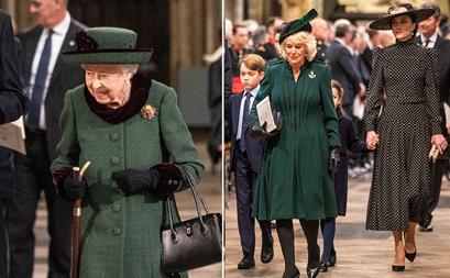 The beautifully symbolic reason the British royal family wore green at Prince Philip’s memorial service