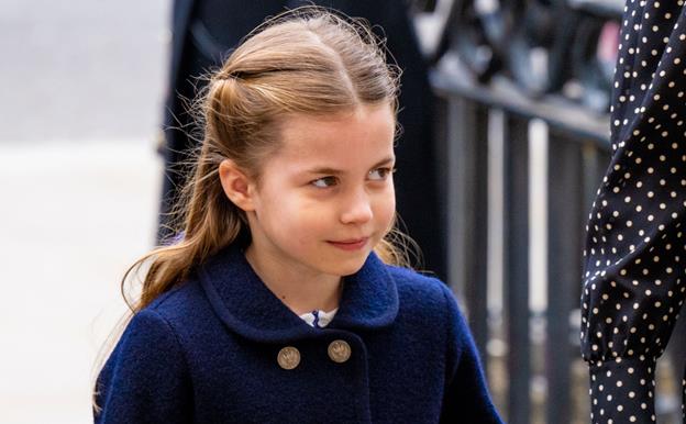 Princess Charlotte’s delightful antics brighten the mood at sombre royal memorial for Prince Philip