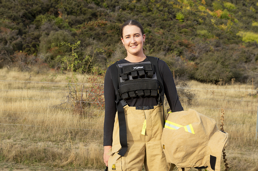 Kiwi firefighter Elise Stables’ lofty goal