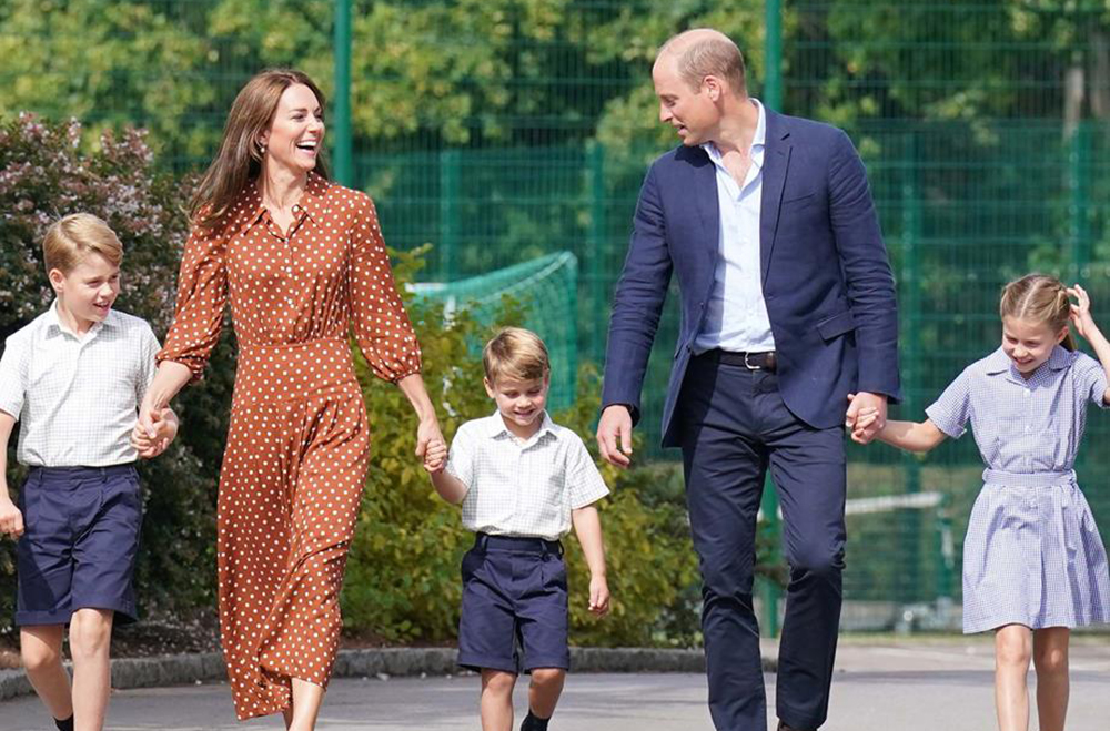 Prince George, Princess Charlotte and Prince Louis steal the show at new Windsor school