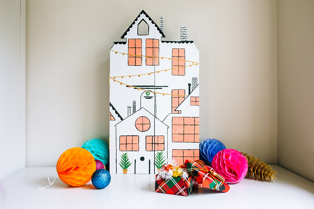 This charming DIY advent calendar will be a Christmas staple for years