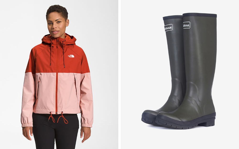 Stay dry in these stylish & practical wet weather pieces