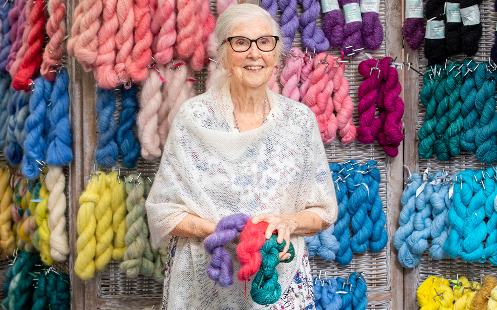 Knitter Margaret Richardson’s amazing yarns