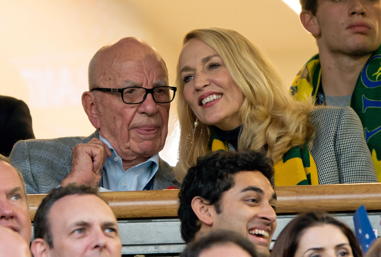 Jerry and Rupert make their first public appearance together