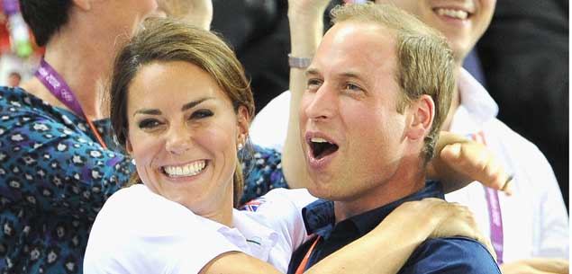 Kate and Wills get caught up in the Olympics