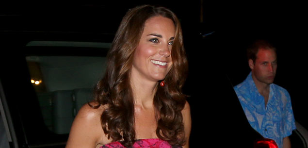 Kate ditches designer labels for local dress