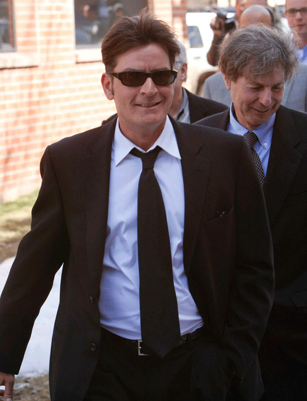Is Charlie Sheen cheating?