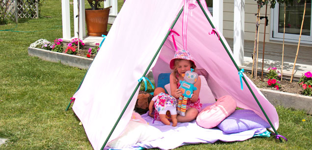 How to make a kids tent