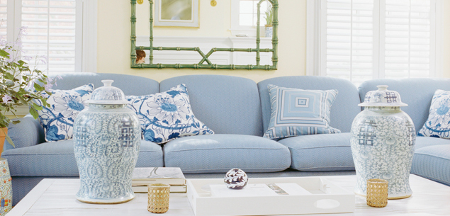 Ideas for adding blue to your home