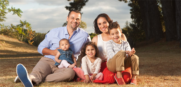 Stacey Morrison and family - Raising Hope