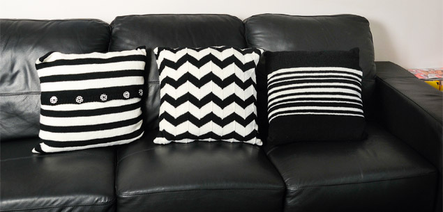 Knit your own cushions