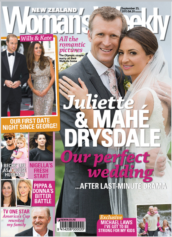 Juliette & Mahe Drysdale: Our perfect wedding