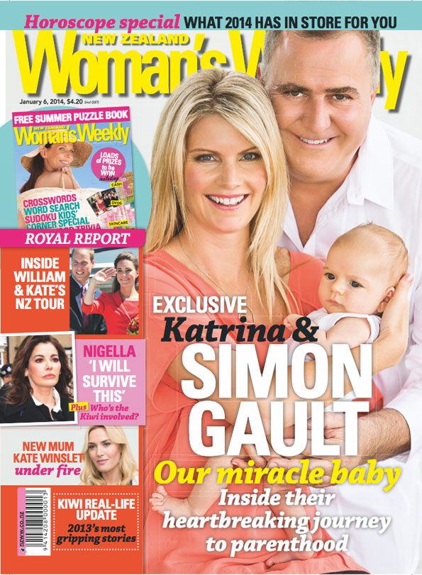 Katrina & Simon Gault: Our miracle baby