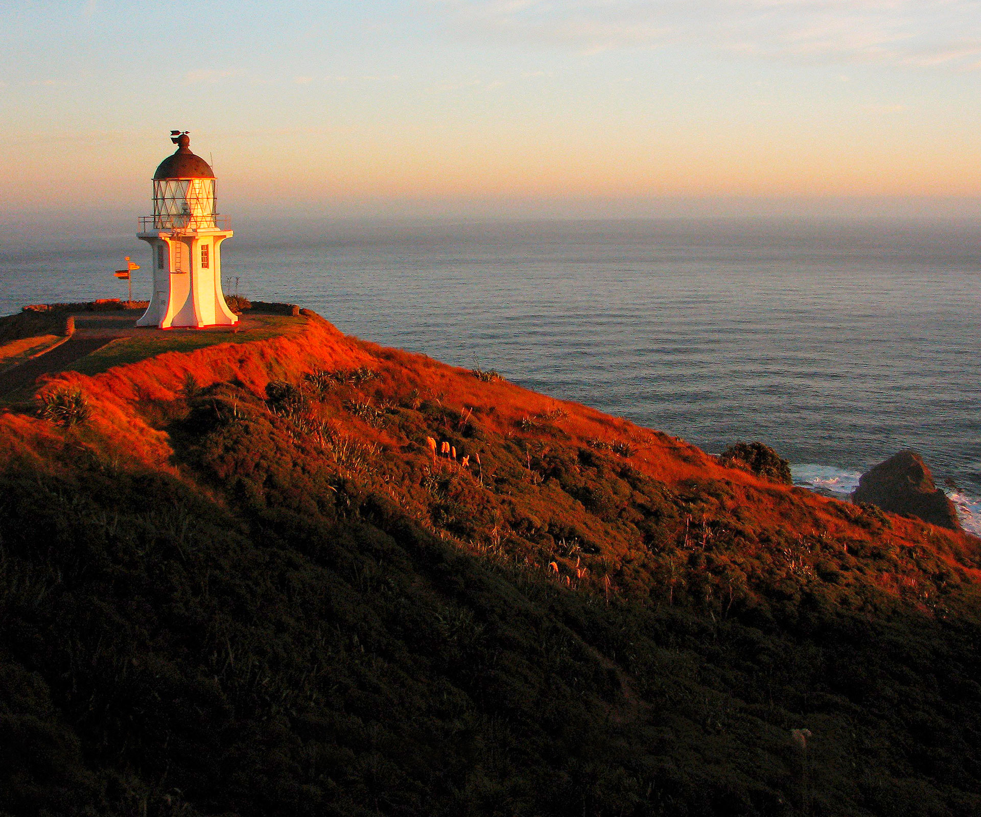 The Cape Reinga lighthouse.
