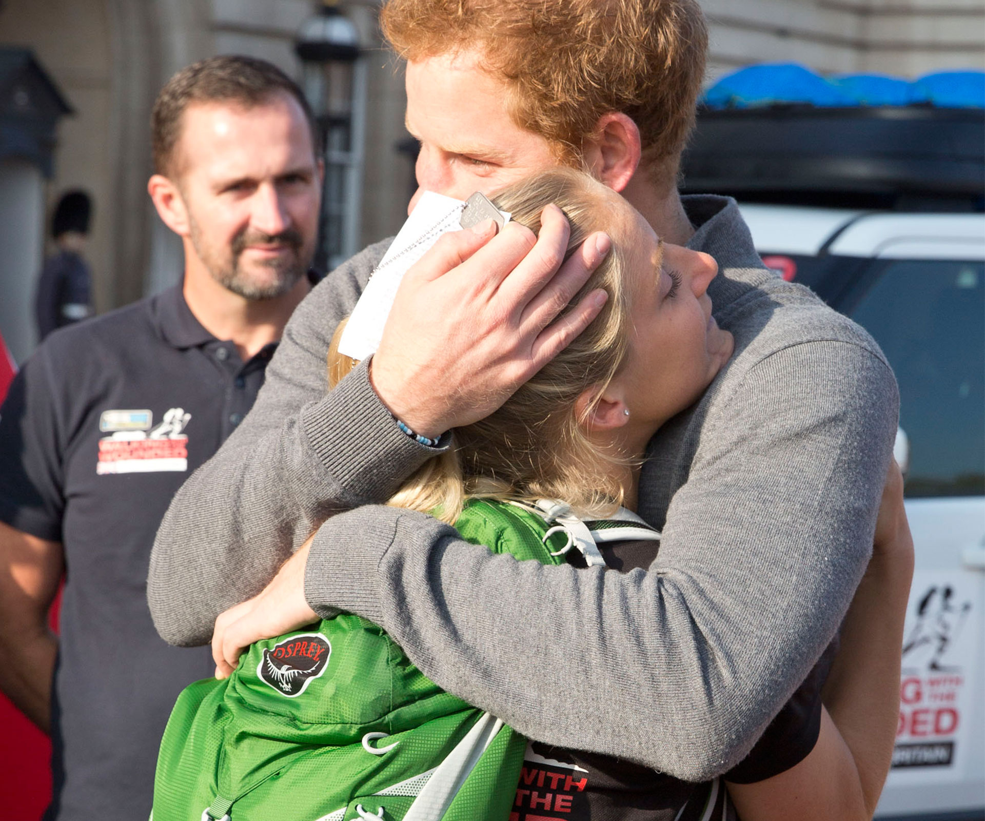 Prince Harry’s emotional moment with injured veteran