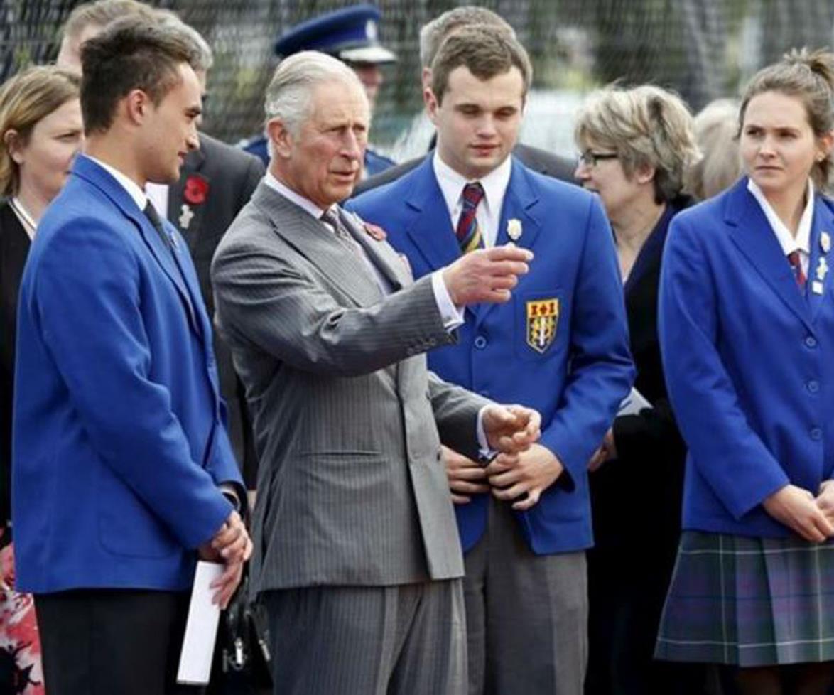 Royal tour day 2: Charles and Camilla head back to school