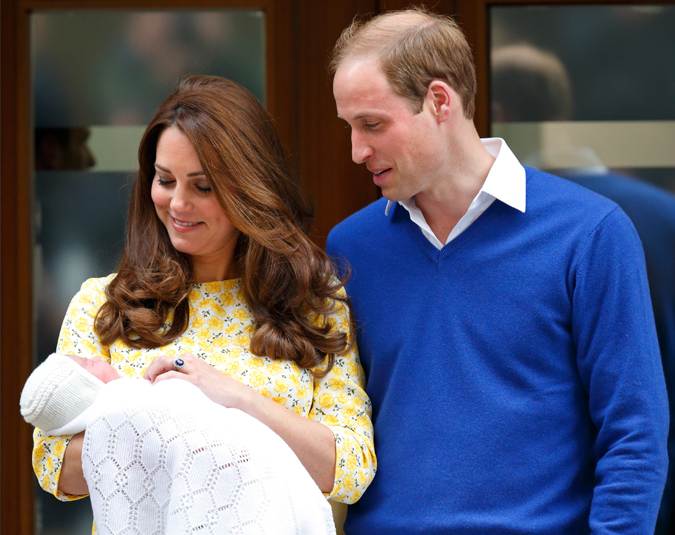 Kate and William with Princess Charlotte