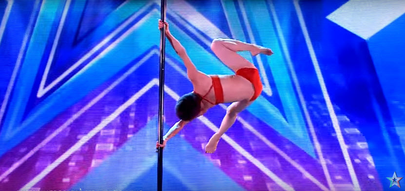 Pole dancing 70-year-old