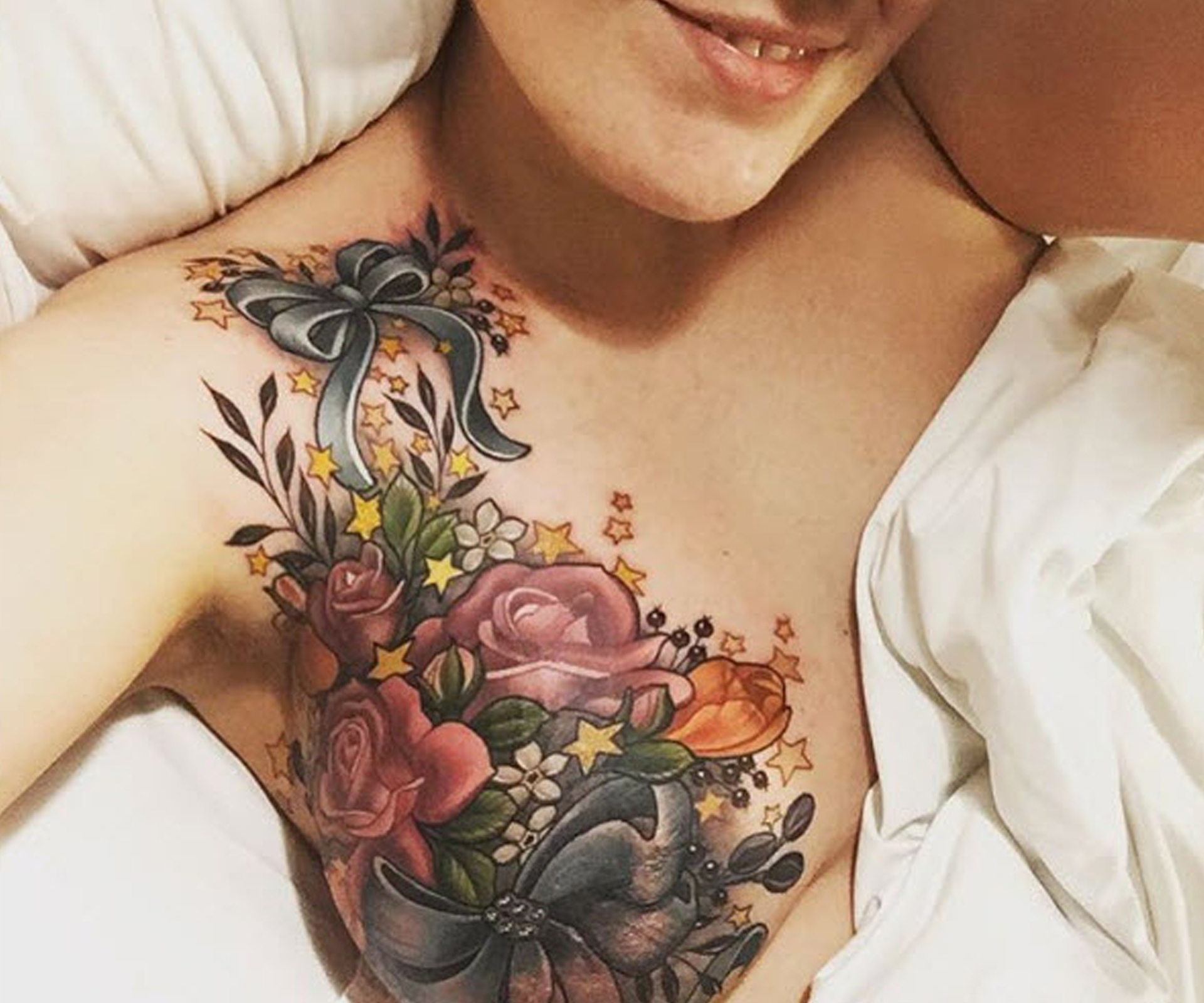 Tattoo cover-up transforms cancer surgery scars