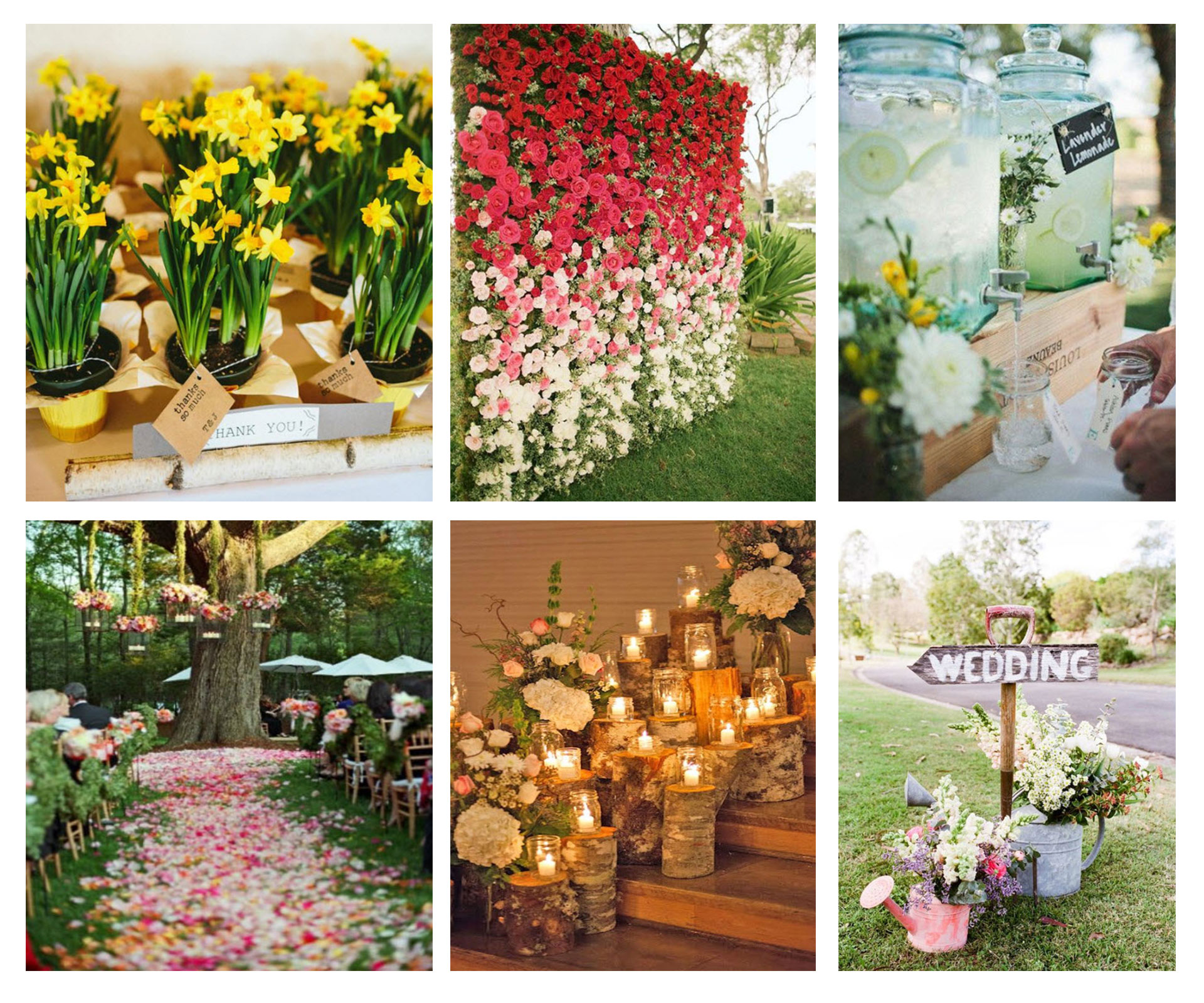 Beautiful spring wedding ideas