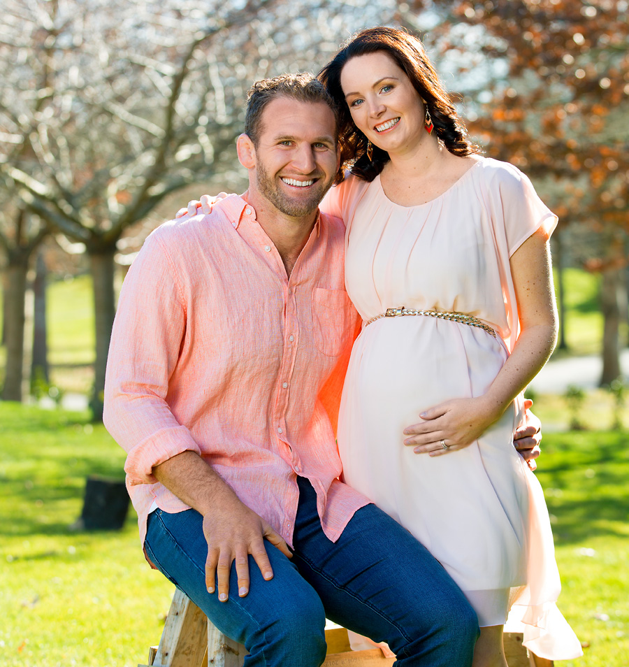 At home with All Black Kieran Read as he shares his baby joy