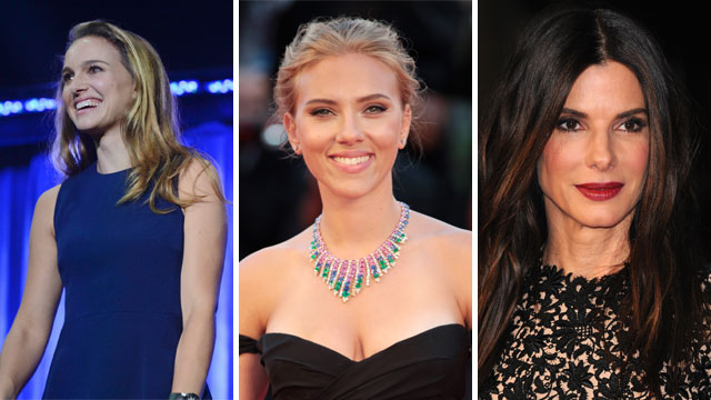 Natalie Portman, Scarlett Johansson, Sandra Bullock